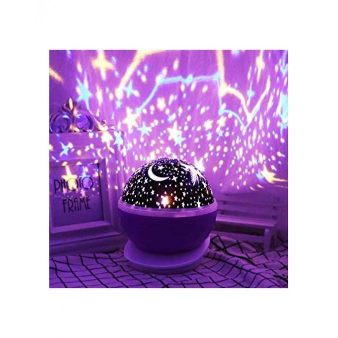 LED Tournant Projecteur Étoilé Enfants Bébé Sommeil Romantique USB Projecteur Lampe Multicolores