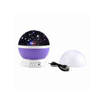 LED Tournant Projecteur Étoilé Enfants Bébé Sommeil Romantique USB Projecteur Lampe Multicolores