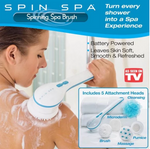 SPIN SPA ORIGINALE : BROSSE ELECTRIQUE ROTATIVE POUR MASSAGE ET NETTOYAGE DU CORPS